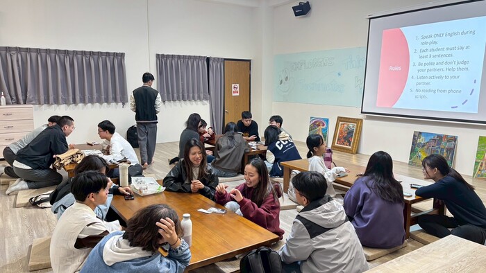 同學積極參與課堂討論